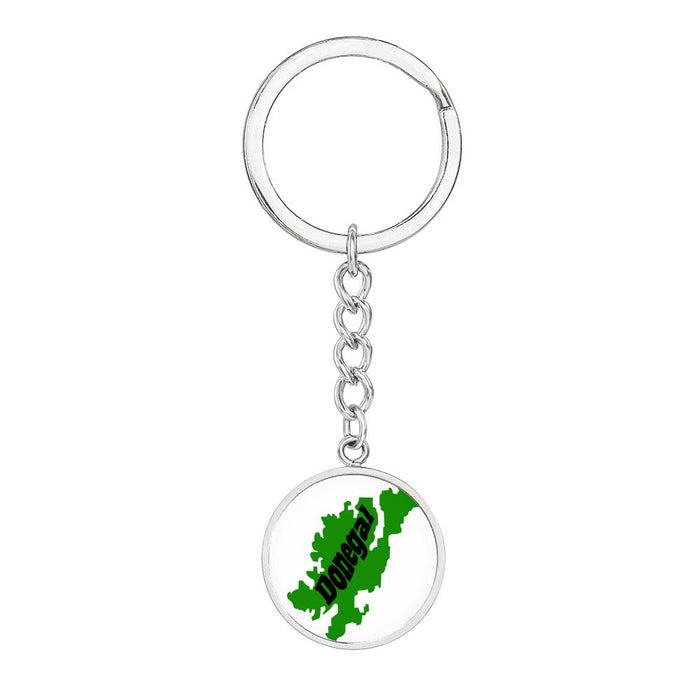 County Donegal Graphic Circle Keychain
