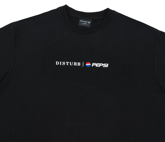 Disturb x Pepsi Tee in Black - Four Street