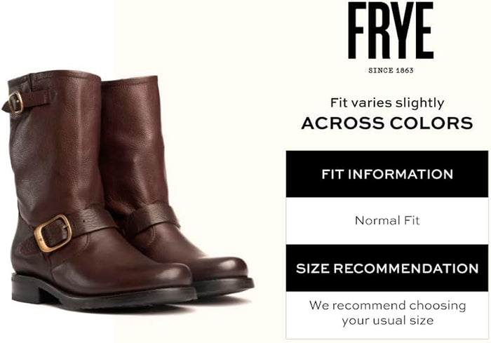 Frye Women's Veronica Short Boots 76509 Brown 3476509-DBN