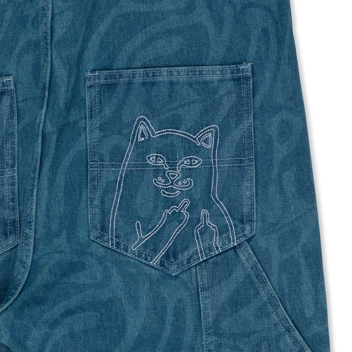 Macacão Wilshire Denim Overalls (Medium Wash) - Four Street