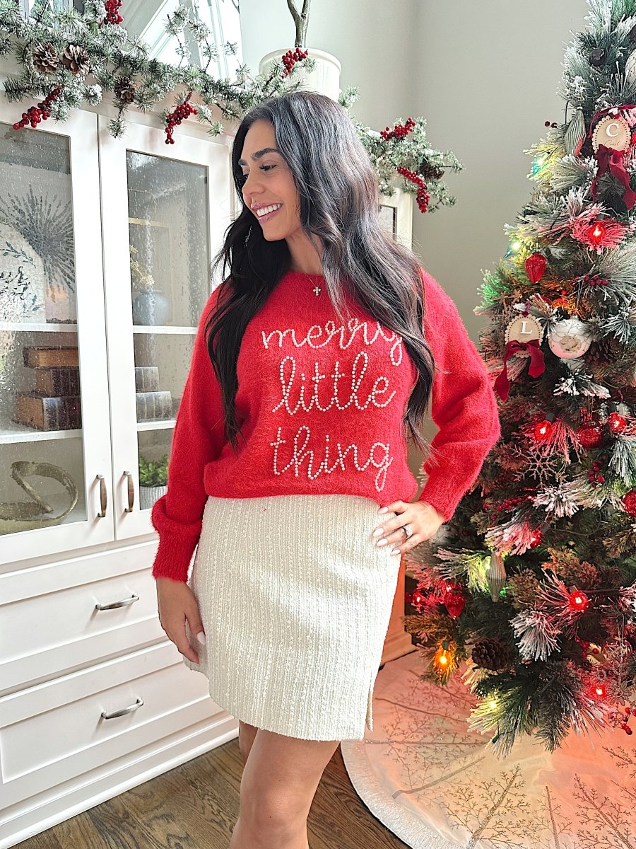 Very Merry Red Christmas Sweater