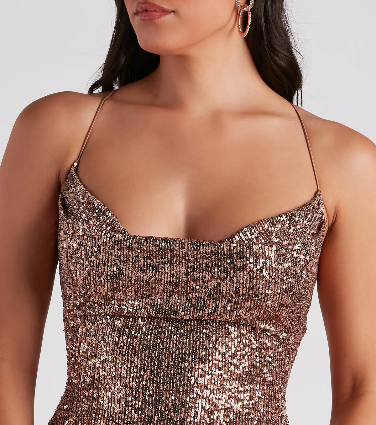 Glitzy Babe Sequin Mini Dress