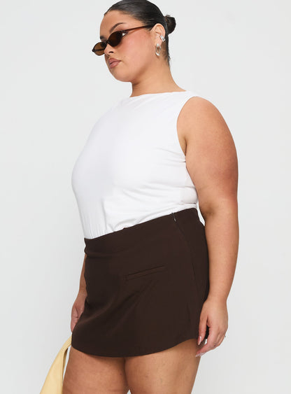 Anette Skort Chocolate Curve