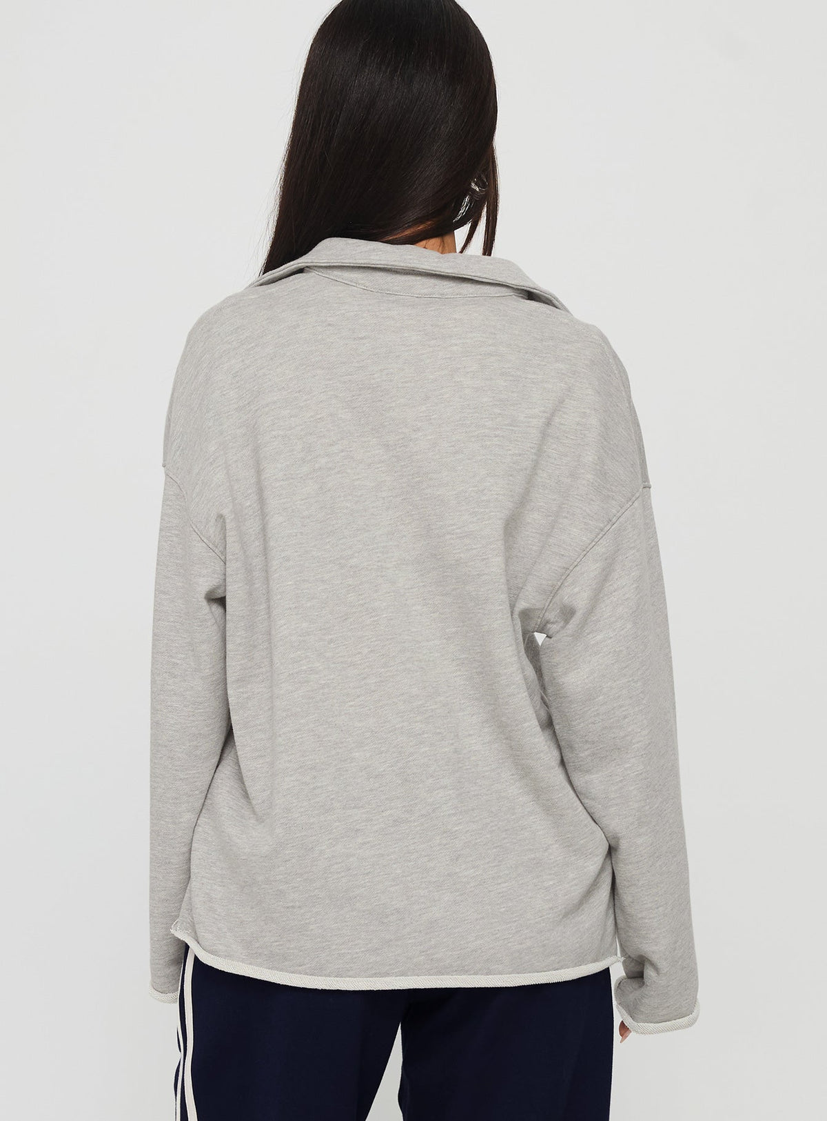 Another Level Collared Jumper Grey