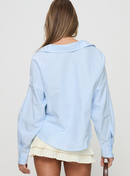 Chips Are Down Shirt Blue