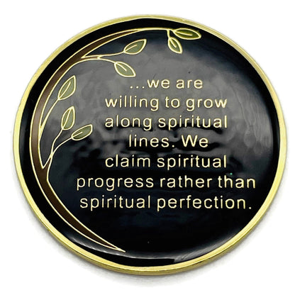 4 Year Tree of Life Specialty AA Recovery Medallion - Tri-Plated Four Year Chip/Coin