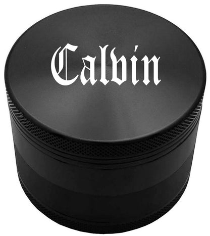 65mm Black Metal Spice Herb 4 Part Grinders