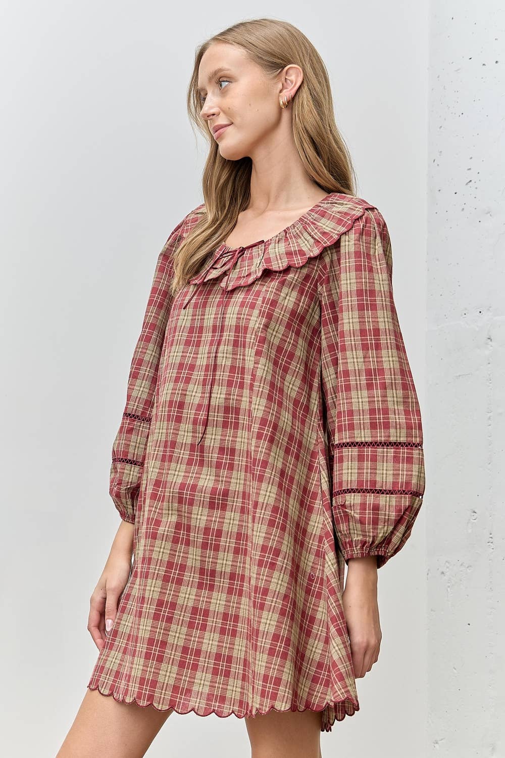 Holly Pine Cottage Plaid Dress