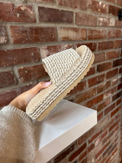 Cairo Woven Platform Sandal