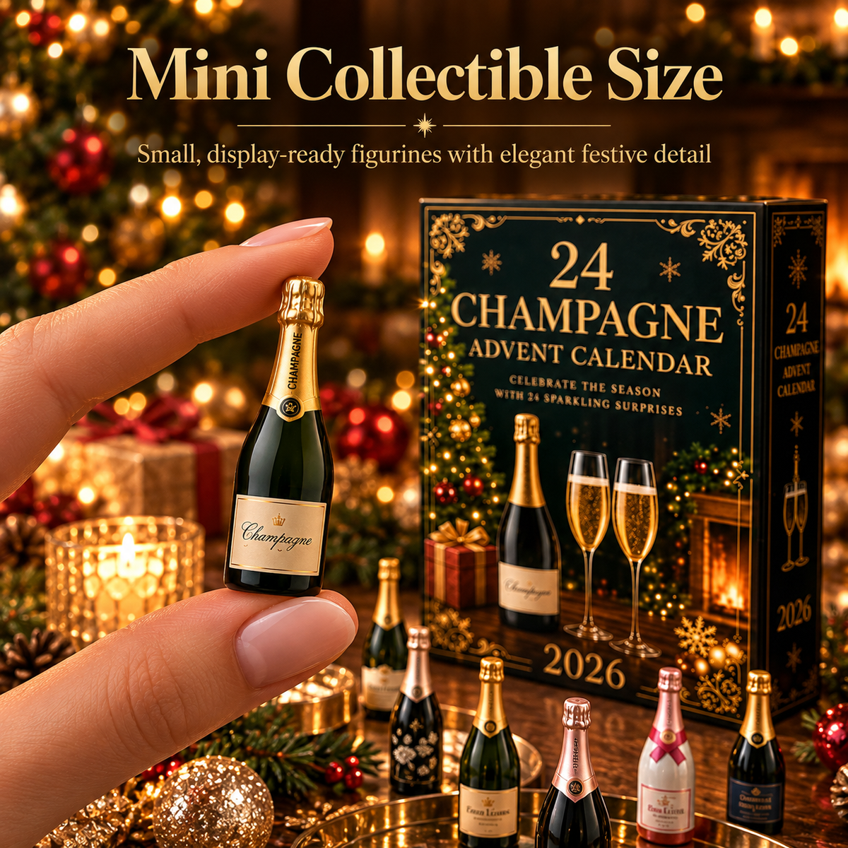 🎉 Holiday Sale – 2026 Champagne Advent Calendar | 24 Days of Sparkling Surprises