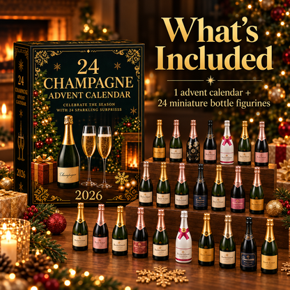 🎉 Holiday Sale – 2026 Champagne Advent Calendar | 24 Days of Sparkling Surprises