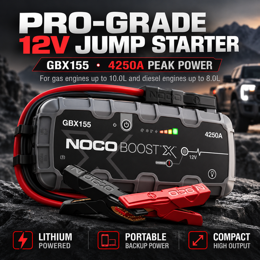 4250A Portable Car Jump Starter | 12V Heavy-Duty Battery Booster