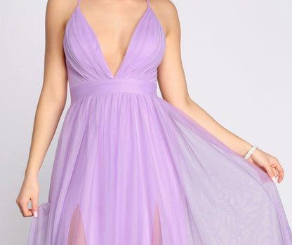 Jodi Tulle A-Line Dress