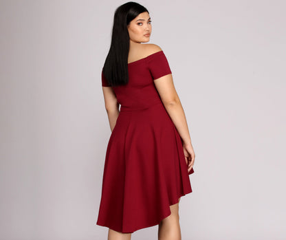 Plus All The Rage Skater Dress