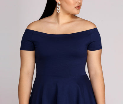 Plus All The Rage Skater Dress