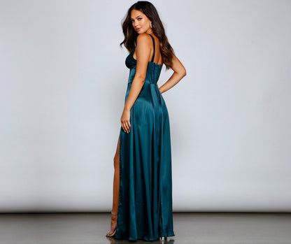 Rae Formal Corset A-Line Dress