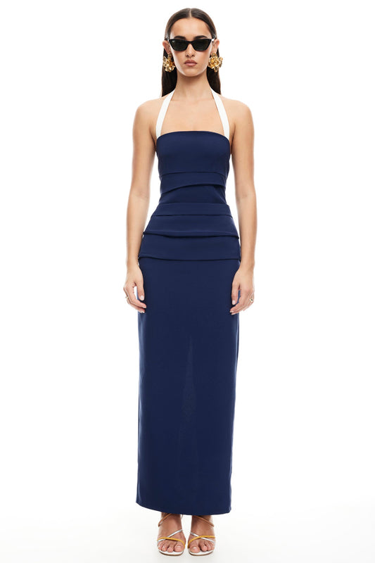LIONESS 1999 Maxi Dress Navy