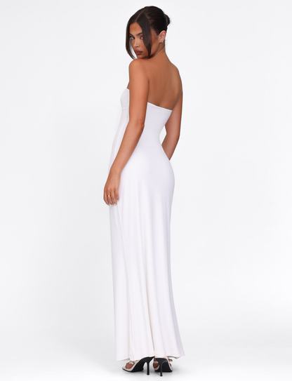 CECILY MAXI DRESS - WHITE