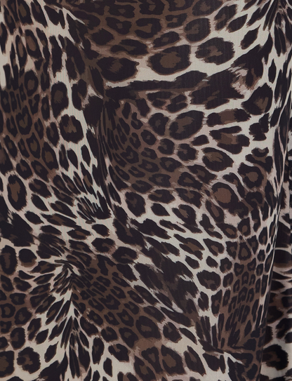 PEARL MAXI SKIRT - MULTI : LEOPARD