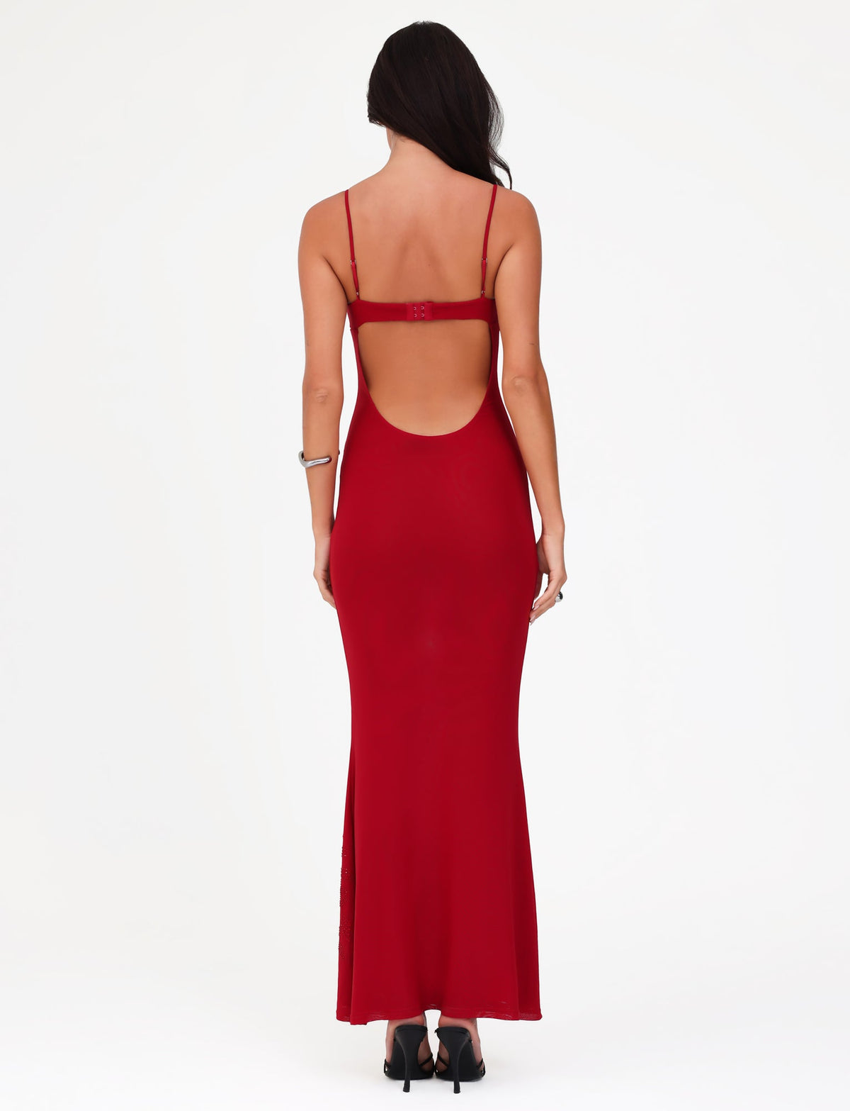 OCTAVIA MAXI DRESS - RED : CHERRY RED