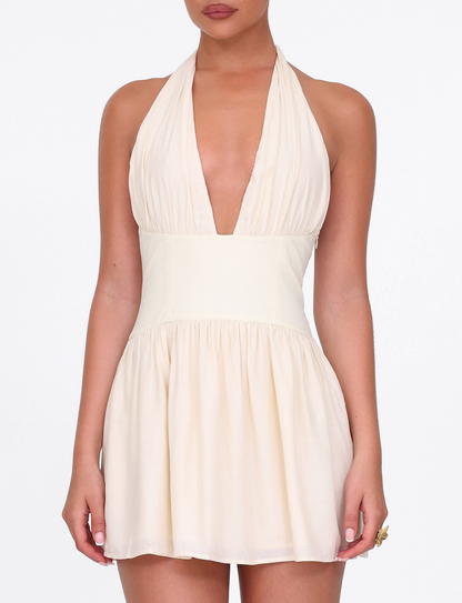CALISTA MINI DRESS - YELLOW : BUTTER