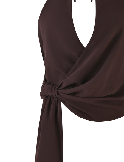 INDIGO TOP - BROWN : CHOCOLATE