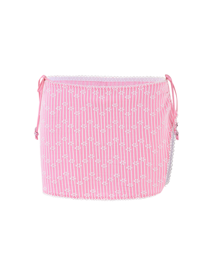 SAHRA BIKINI 2PC BOTTOM - PINK FLOWER STRIPE