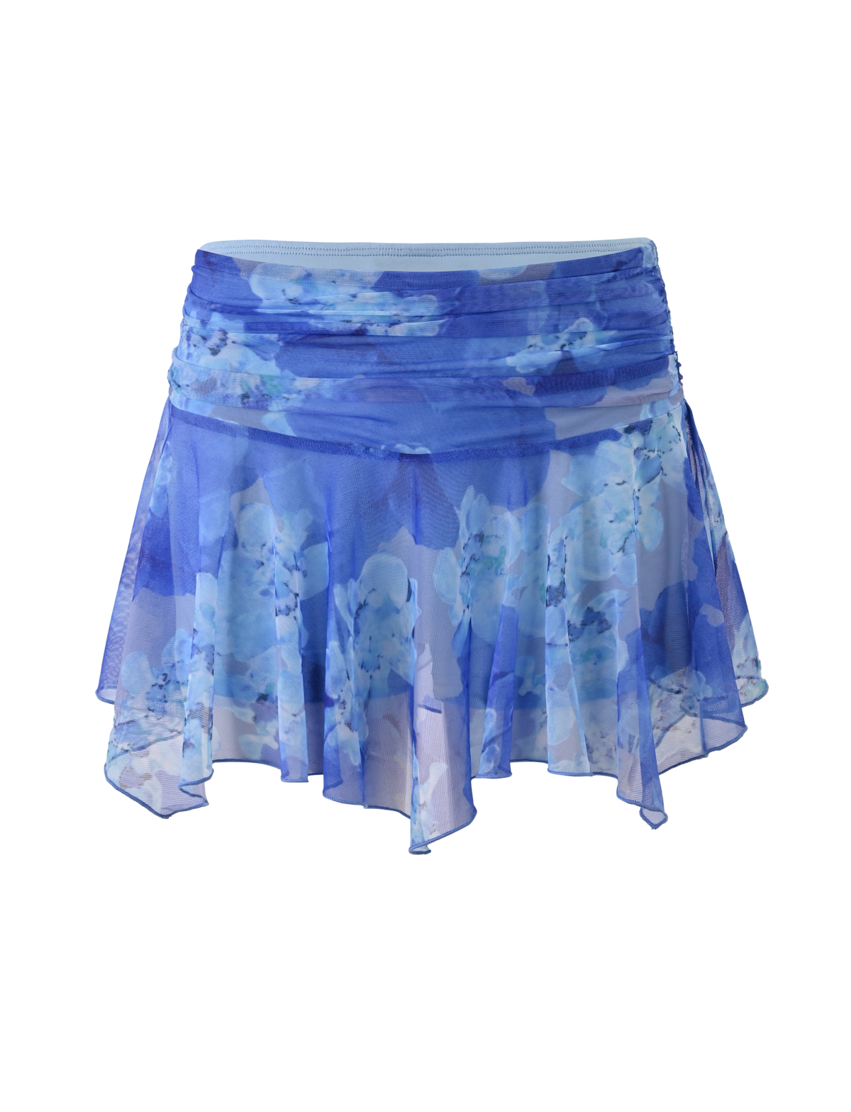 DEVYN MINI SKORT - BLUE MACRO FLORAL