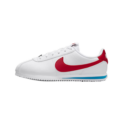 Nike Big Kids’ Cortez Shoes - White-Red DM0950-115