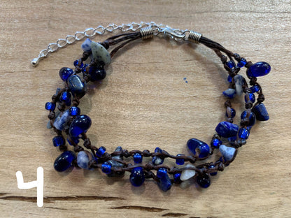 Bracelet - 3 string stone