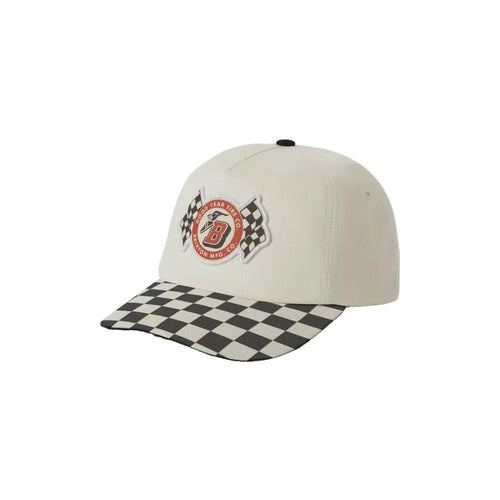 Brixton - Goodyear Speedway MP Snapback Hat (Off White)