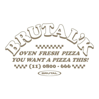 Camiseta Oversized - Love Pizza White - Four Street