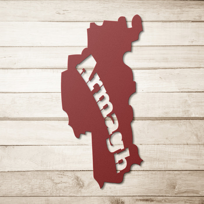 ☘️ County Armagh Metal Wall Art ☘️
