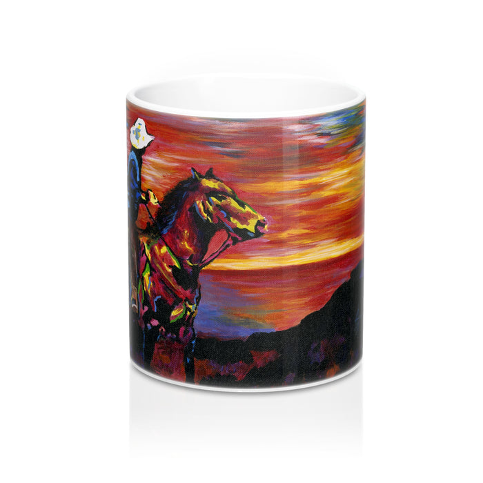 Cowboy Sunset - Mug