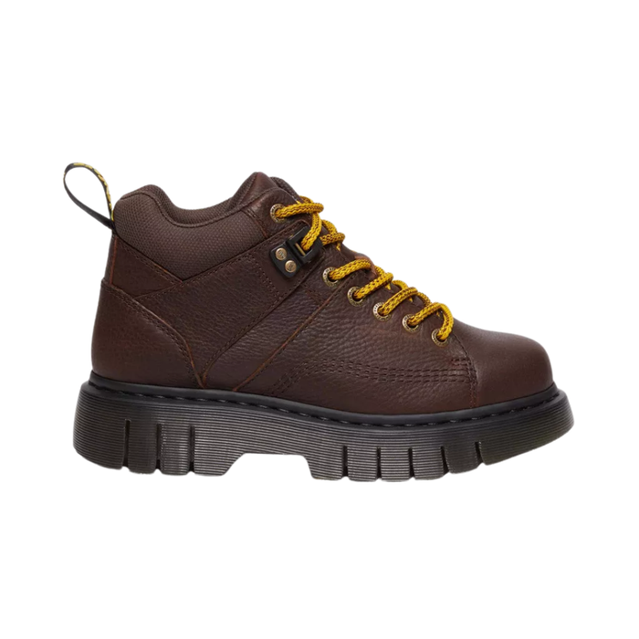 Dr. Martens Men's Woodard Grizzly Leather Low Casual Boots – Brown 31045201
