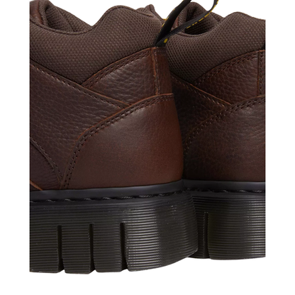 Dr. Martens Men's Woodard Grizzly Leather Low Casual Boots – Brown 31045201