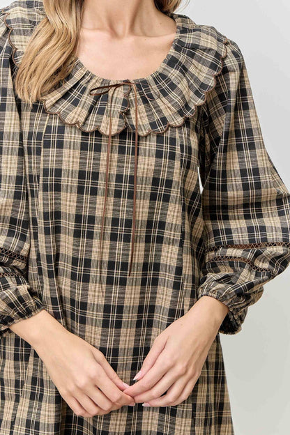 Holly Pine Cottage Plaid Dress