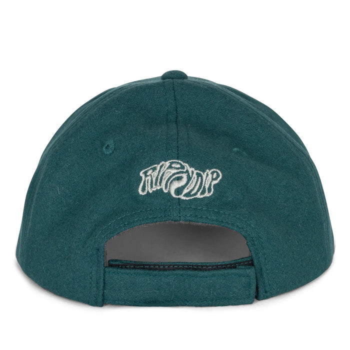 Euphoria Wool Velcro 6 Panel Hat (Alpine Green) - Four Street
