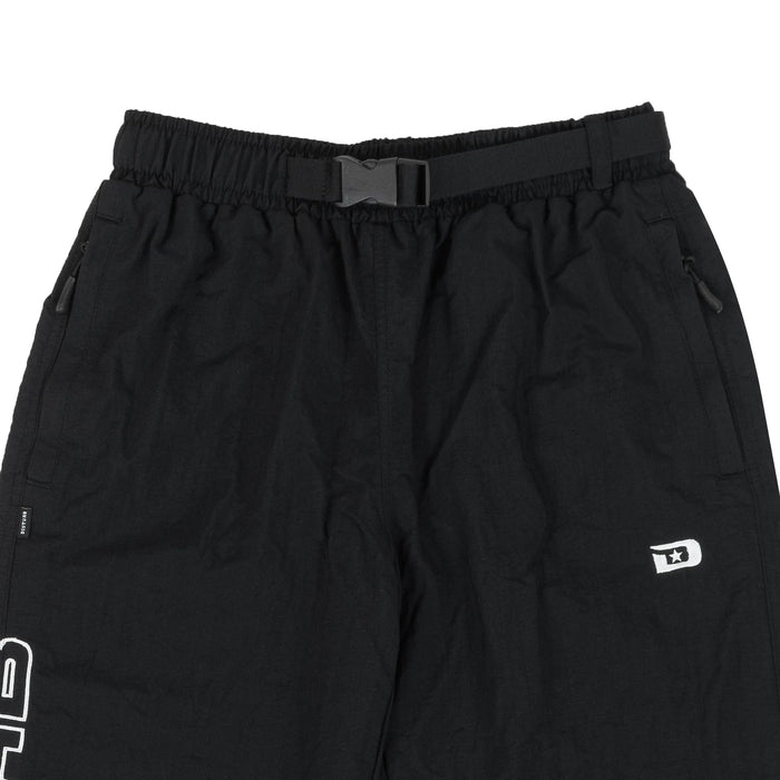 Euro Nylon Pants in Black - Four Street