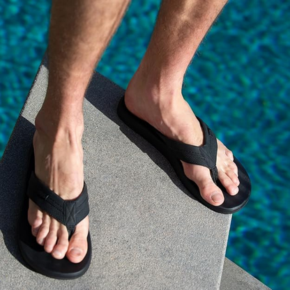Flojos Men's Hydro Flat Sandals Levee Flip-Flop