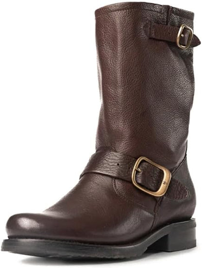 Frye Women's Veronica Short Boots 76509 Brown 3476509-DBN