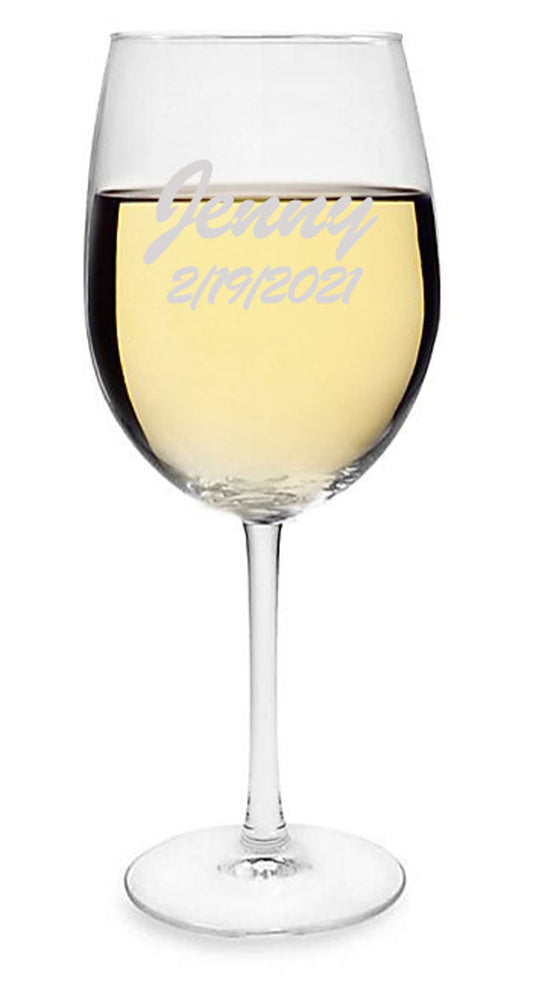 Wine Glasses Free Engraving