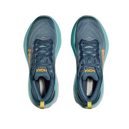 Hoka Men’s Bondi 8 Running Shoes – Real Teal 1123202RHD
