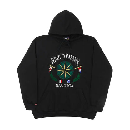 Hoodie Compass Black - Four Street