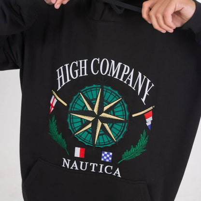 Hoodie Compass Black - Four Street