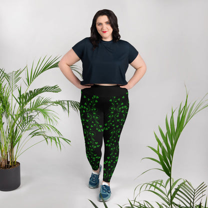 ☘️ Irish Shamrock Plus Size Leggings ☘️