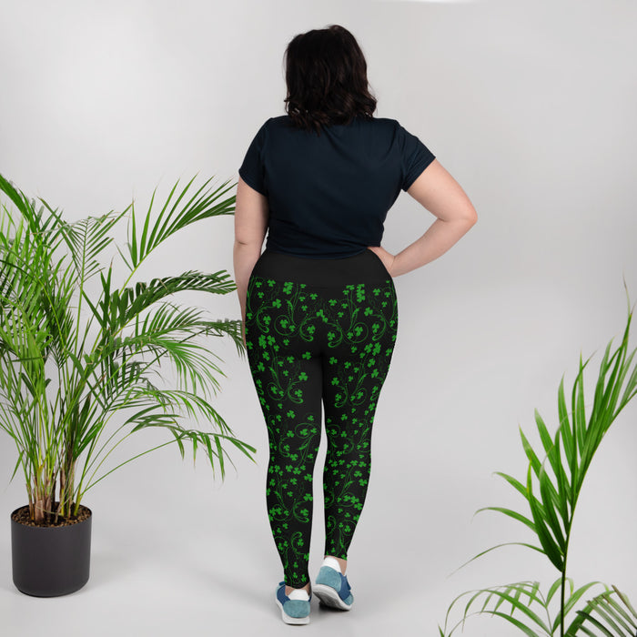 ☘️ Irish Shamrock Plus Size Leggings ☘️