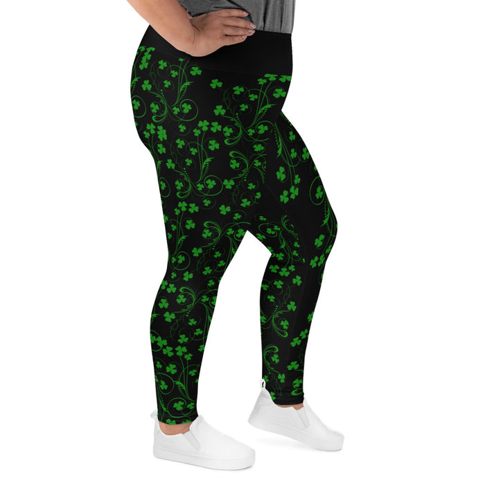 ☘️ Irish Shamrock Plus Size Leggings ☘️