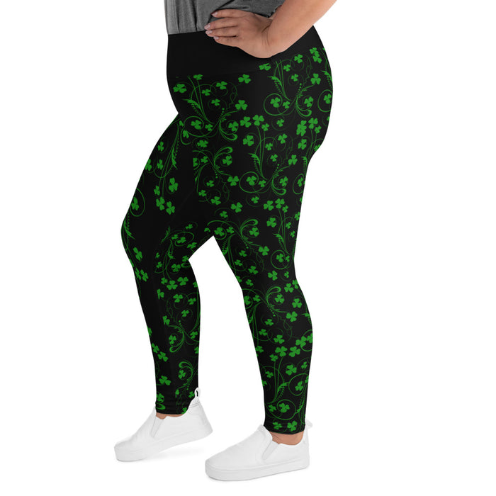 ☘️ Irish Shamrock Plus Size Leggings ☘️