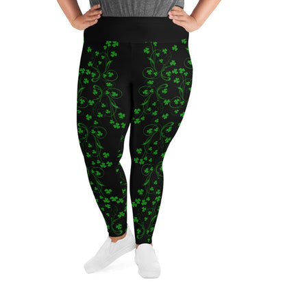☘️ Irish Shamrock Plus Size Leggings ☘️